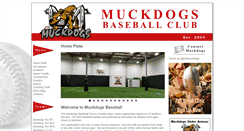 Desktop Screenshot of muckdogsbaseballclub.com